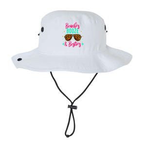 Cute Girls Trip Weekend Vacation Beaches Booze And Besties Gift Legacy Cool Fit Booney Bucket Hat