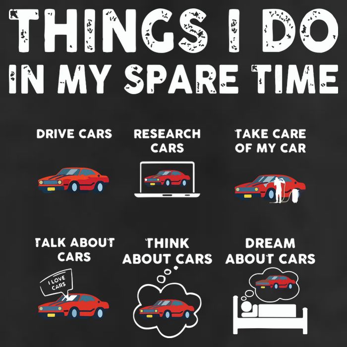 Car Guy Things I Do In My Spare Time Funny Muscle Cars Lover 11oz C Handle Ceramic Mug