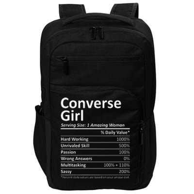 CONVERSE GIRL TX TEXAS Funny City Home Roots USA Gift Impact Tech Backpack