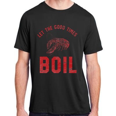 Crawfish Good Times Boil Louisiana Retro Food Festival Adult ChromaSoft Performance T-Shirt