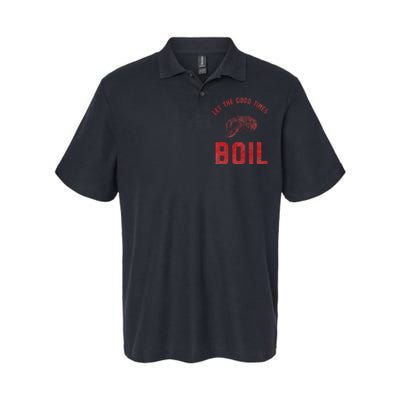 Crawfish Good Times Boil Louisiana Retro Food Festival Softstyle Adult Sport Polo