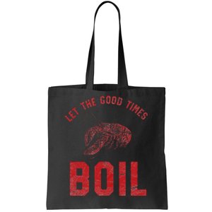 Crawfish Good Times Boil Louisiana Retro Food Festival Tote Bag