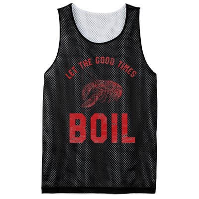 Crawfish Good Times Boil Louisiana Retro Food Festival Mesh Reversible Basketball Jersey Tank