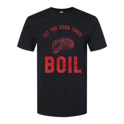 Crawfish Good Times Boil Louisiana Retro Food Festival Softstyle CVC T-Shirt