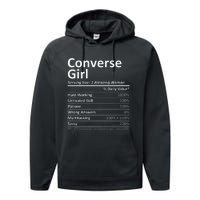 CONVERSE GIRL TX TEXAS Funny City Home Roots USA Gift Performance Fleece Hoodie