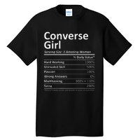 CONVERSE GIRL TX TEXAS Funny City Home Roots USA Gift Tall T-Shirt