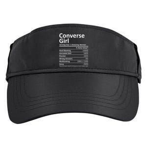 CONVERSE GIRL TX TEXAS Funny City Home Roots USA Gift Adult Drive Performance Visor