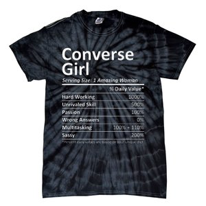 CONVERSE GIRL TX TEXAS Funny City Home Roots USA Gift Tie-Dye T-Shirt