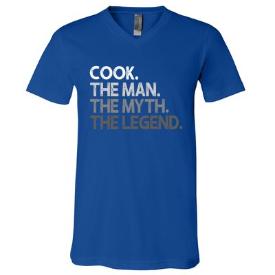 Cook Gift The Myth Legend Gift V-Neck T-Shirt