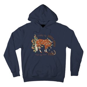 Christmas Giddy Up Jingle Horse Pick Up Your Feet For Love Hoodie