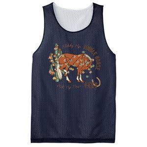 Christmas Giddy Up Jingle Horse Pick Up Your Feet For Love Mesh Reversible Basketball Jersey Tank