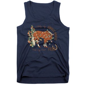 Christmas Giddy Up Jingle Horse Pick Up Your Feet For Love Tank Top