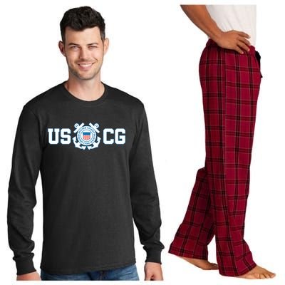 Coast Guard USCG Long Sleeve Pajama Set