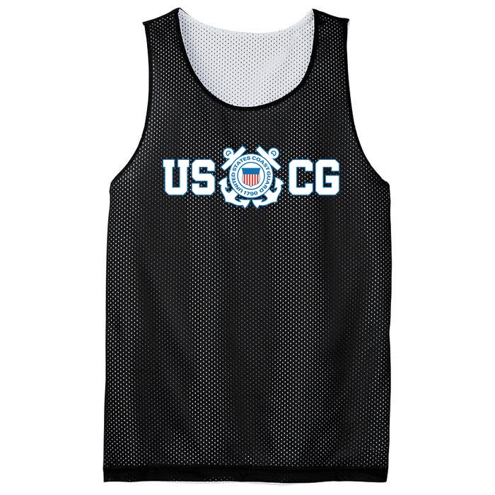 Coast Guard USCG Mesh Reversible Basketball Jersey Tank