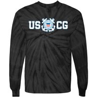 Coast Guard USCG Tie-Dye Long Sleeve Shirt