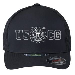 Coast Guard USCG Coast Guardsmen Flexfit Unipanel Trucker Cap