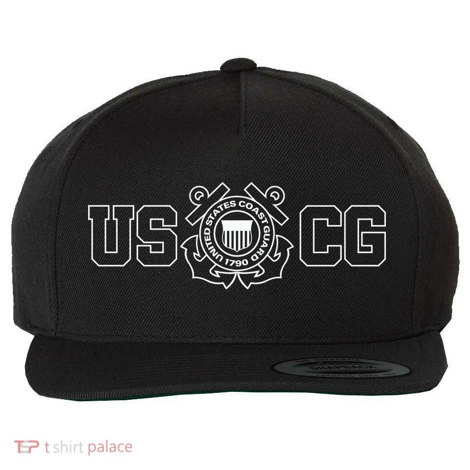 Coast Guard USCG Coast Guardsmen Wool Snapback Cap