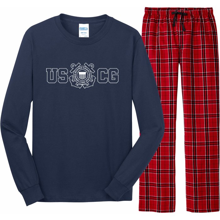 Coast Guard USCG Coast Guardsmen Long Sleeve Pajama Set