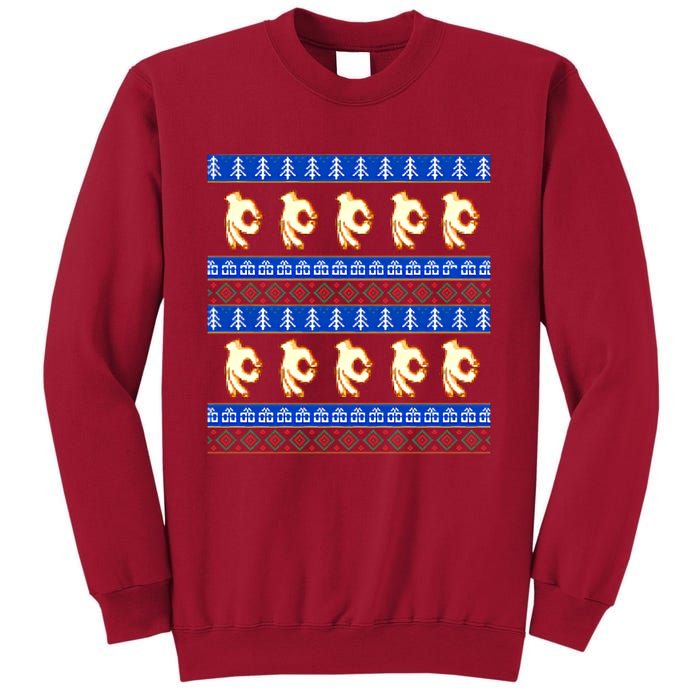 Circle Game Ugly Christmas Tall Sweatshirt