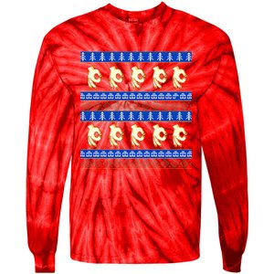 Circle Game Ugly Christmas Tie-Dye Long Sleeve Shirt