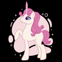 Cute Girly Unicorn Performance Shirt