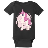 Cute Girly Unicorn Baby Bodysuit