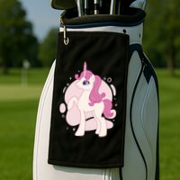 Cute Girly Unicorn Golf Towel