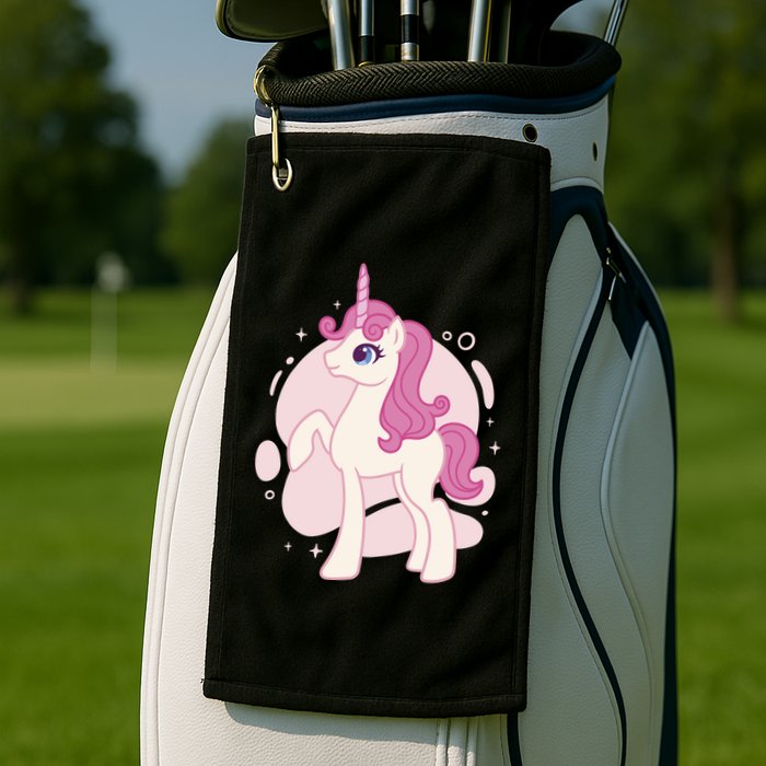 Cute Girly Unicorn Golf Towel