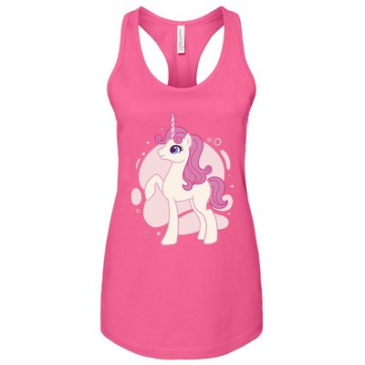 Cute Girly Unicorn Women's Racerback Tank