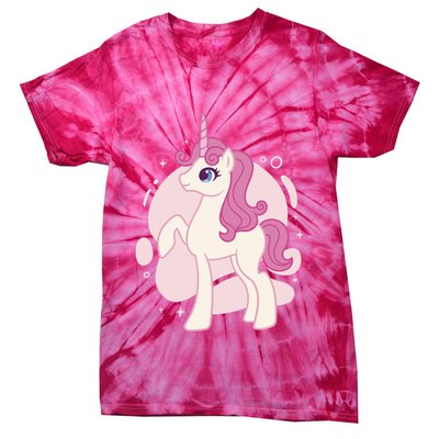 Cute Girly Unicorn Tie-Dye T-Shirt
