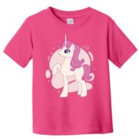 Cute Girly Unicorn Toddler T-Shirt