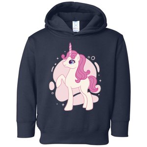 Cute Girly Unicorn Toddler Hoodie