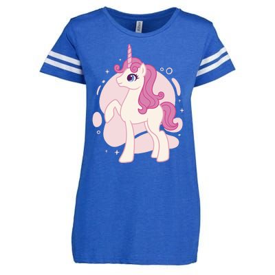 Cute Girly Unicorn Enza Ladies Jersey Football T-Shirt