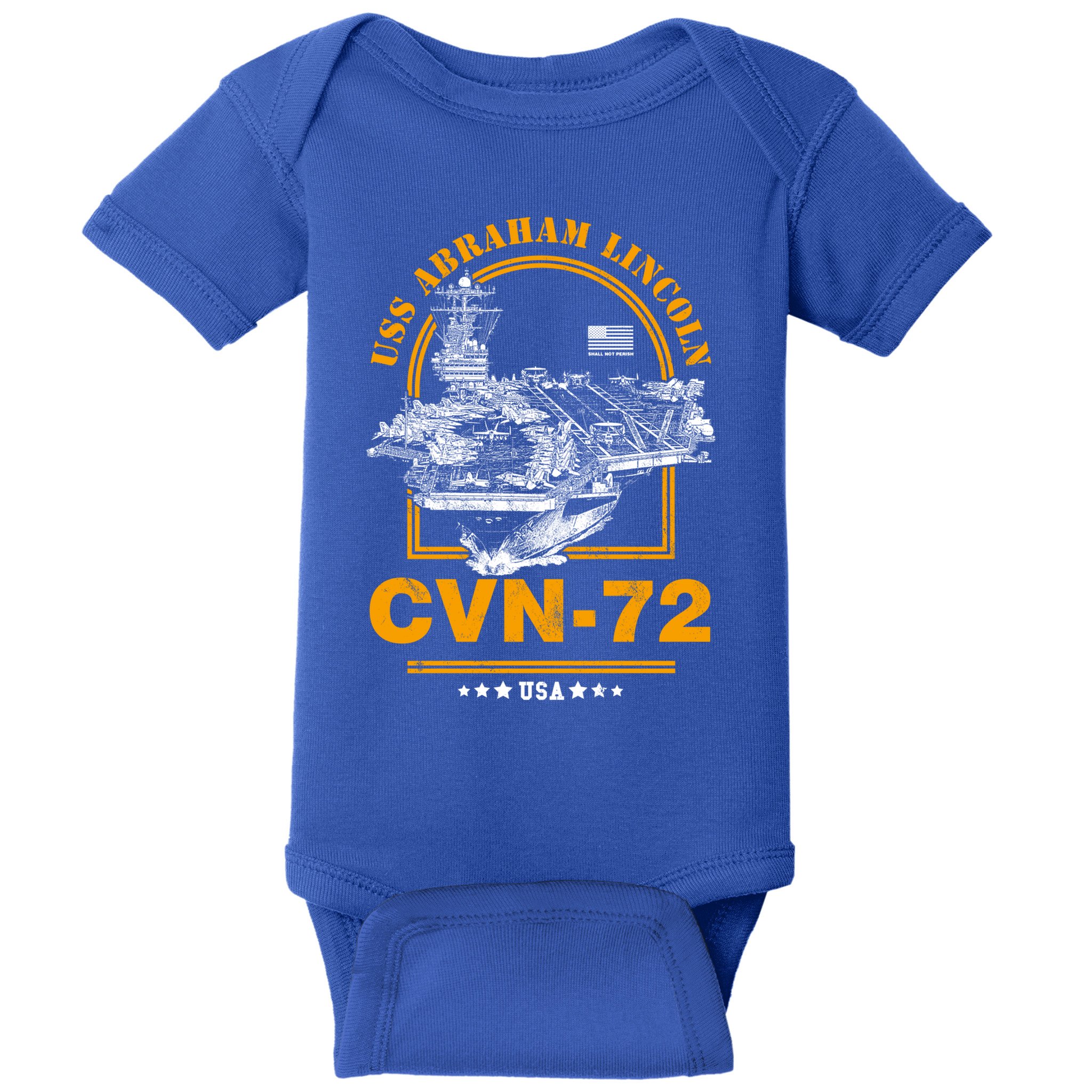 Cvncute Gift72 Uss Abraham Lincoln Gift Baby Bodysuit