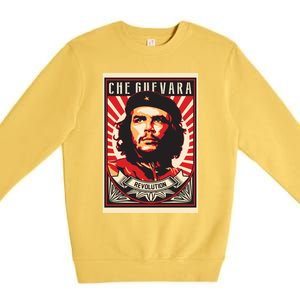 Che Guevara Viva La Revolucion Premium Crewneck Sweatshirt