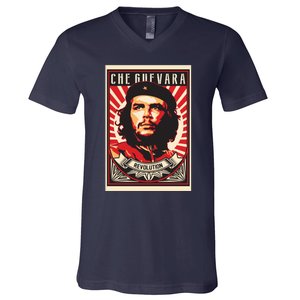 Che Guevara Viva La Revolucion V-Neck T-Shirt