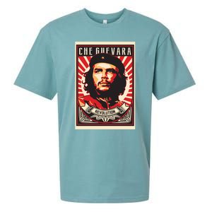 Che Guevara Viva La Revolucion Sueded Cloud Jersey T-Shirt