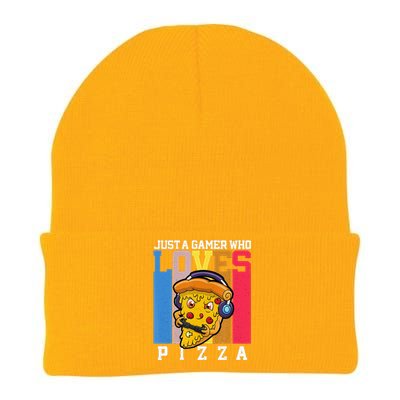 Cool Gaming Video Games And Pizza Lover Knit Cap Winter Beanie