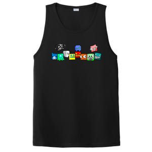 Cute Geometry Video Game  Funny Graphic Birthday Gifts PosiCharge Competitor Tank