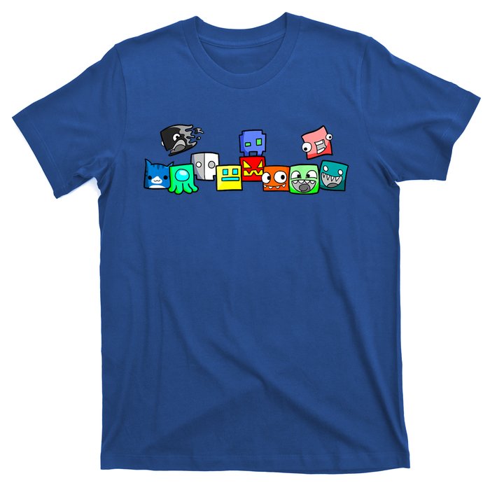 Cute Geometry Video Game  Funny Graphic Birthday Gifts T-Shirt