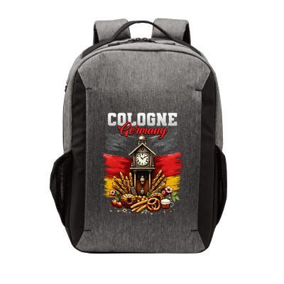 Cologne Germany Vacation Travel Souvenir German Flag Vector Backpack