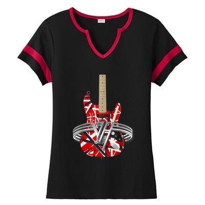 Classic Guitar Vintage Tee 1960s Outfits Ladies Halftime Notch Neck Tee