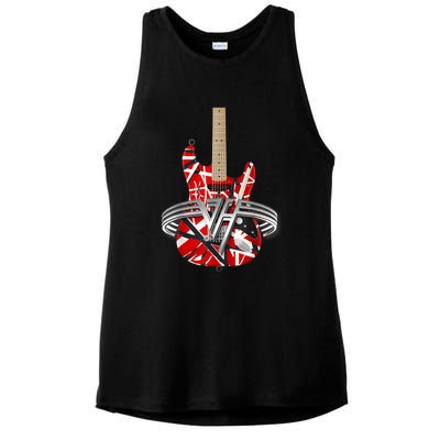 Classic Guitar Vintage Tee 1960s Outfits Ladies PosiCharge Tri-Blend Wicking Tank