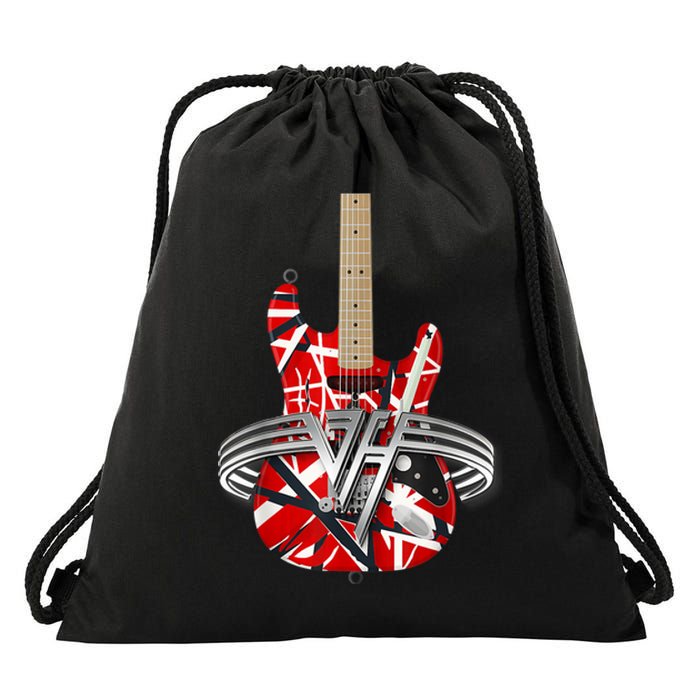 Classic Guitar Vintage Tee 1960s Outfits Drawstring Bag