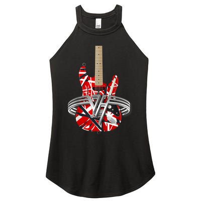 Classic Guitar Vintage Tee 1960s Outfits Women's Perfect Tri Rocker Tank