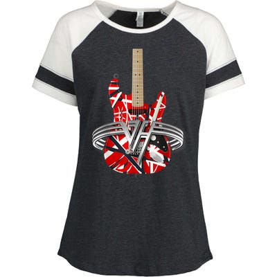 Classic Guitar Vintage Tee 1960s Outfits Enza Ladies Jersey Colorblock Tee