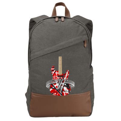 Classic Guitar Vintage Tee 1960s Outfits Cotton Canvas Backpack