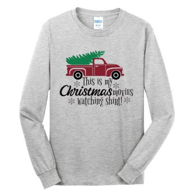 Christmas Gift Vintage Truck Christmas Tree Cool Gift Tall Long Sleeve T-Shirt