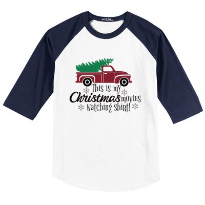 Christmas Gift Vintage Truck Christmas Tree Cool Gift Baseball Sleeve Shirt