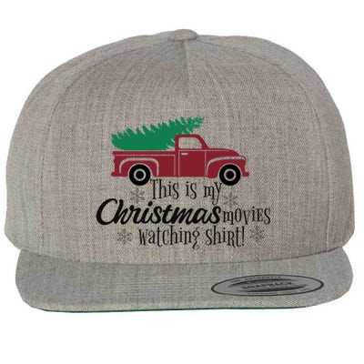 Christmas Gift Vintage Truck Christmas Tree Cool Gift Wool Snapback Cap